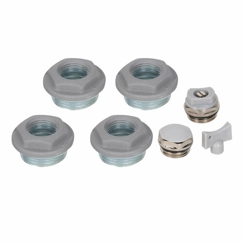 фото Комплект монтажный royal thermo 1 х 3/4" серебристый прогреем