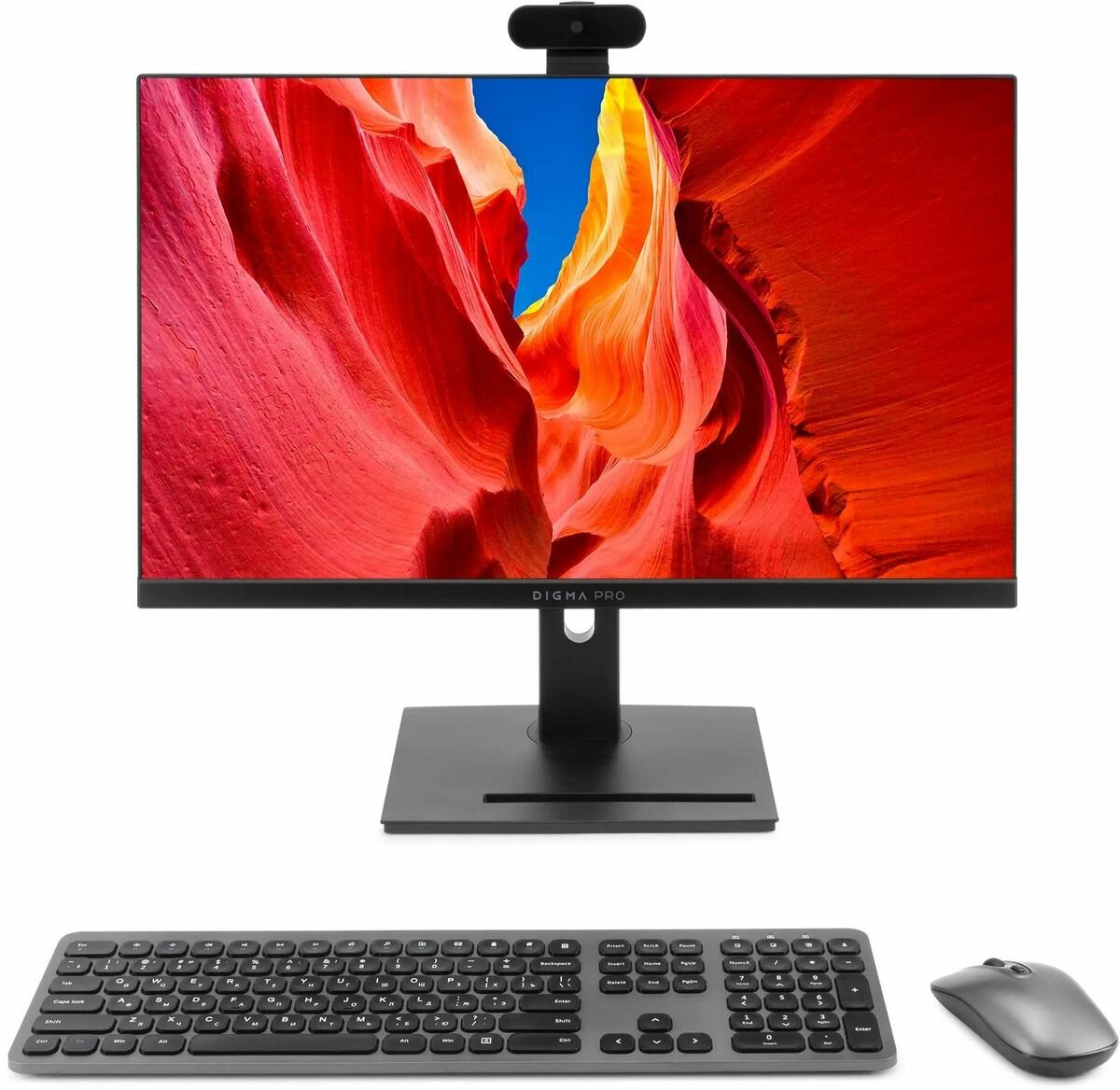 23.8" Моноблок DIGMA PRO Vision Full HD, AMD Ryzen 7 7735U, 16ГБ DDR5, 512ГБ SSD, Windows 11 Pro, черный DM23R7-ADXW02