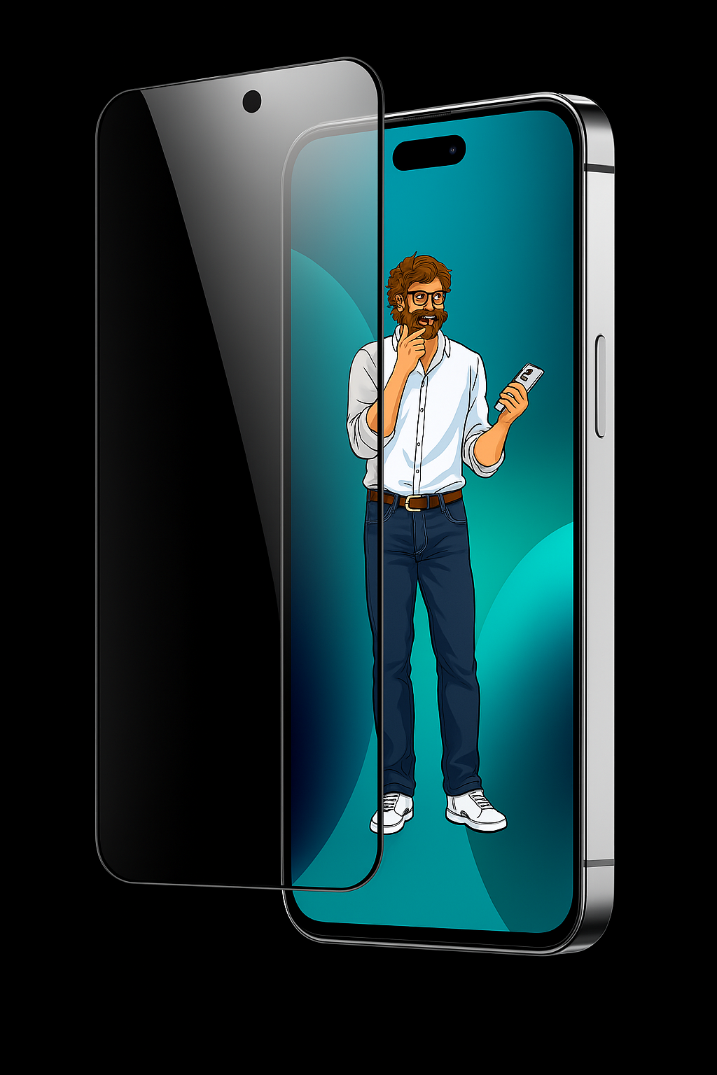 Защитное стекло GREEN LION GNSGPY, для iPhone 14 Pro Max, антишпион