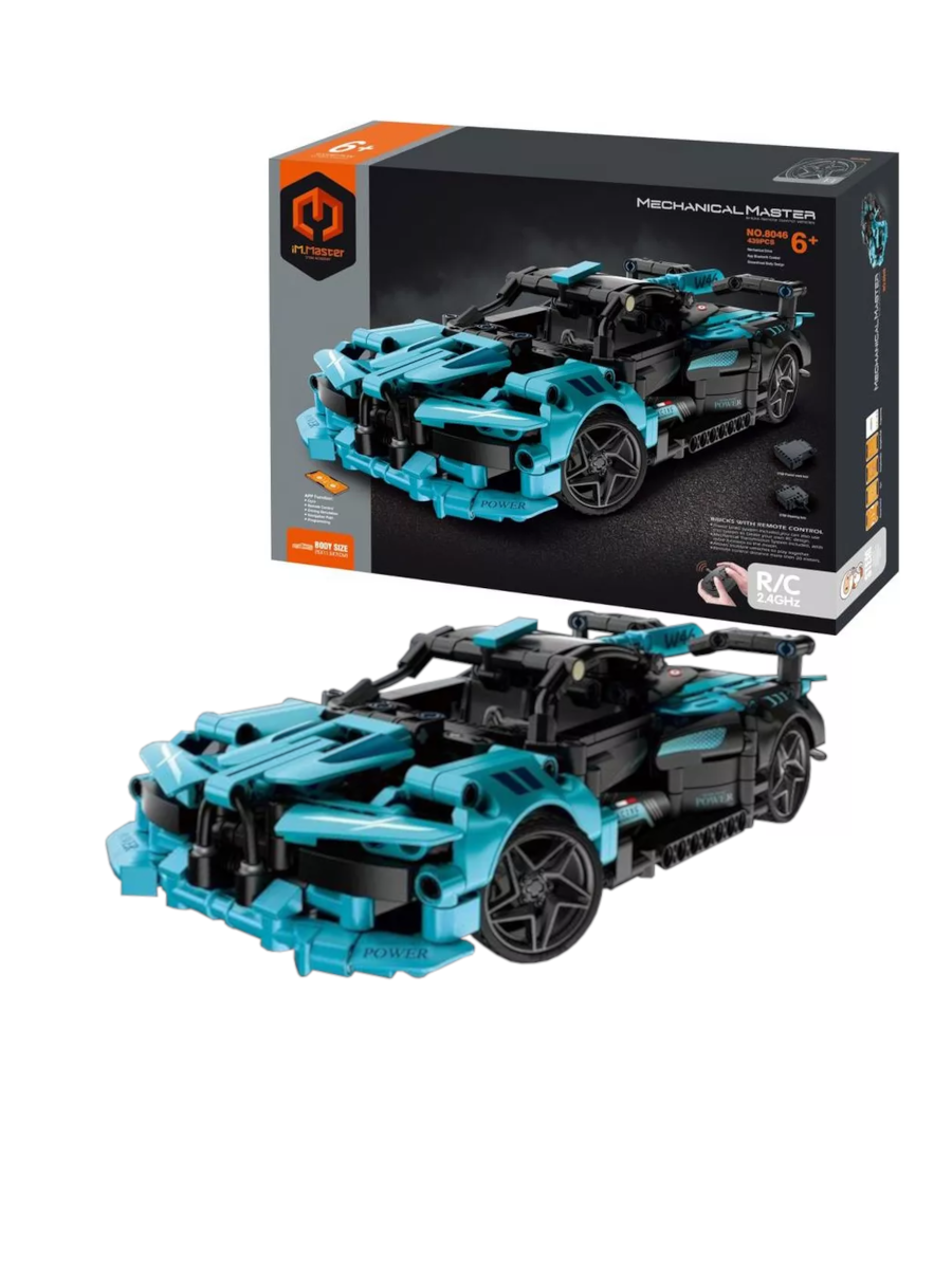 Конструктор IMM пластиковый с пультом управления, 439 деталей, для детей 6+