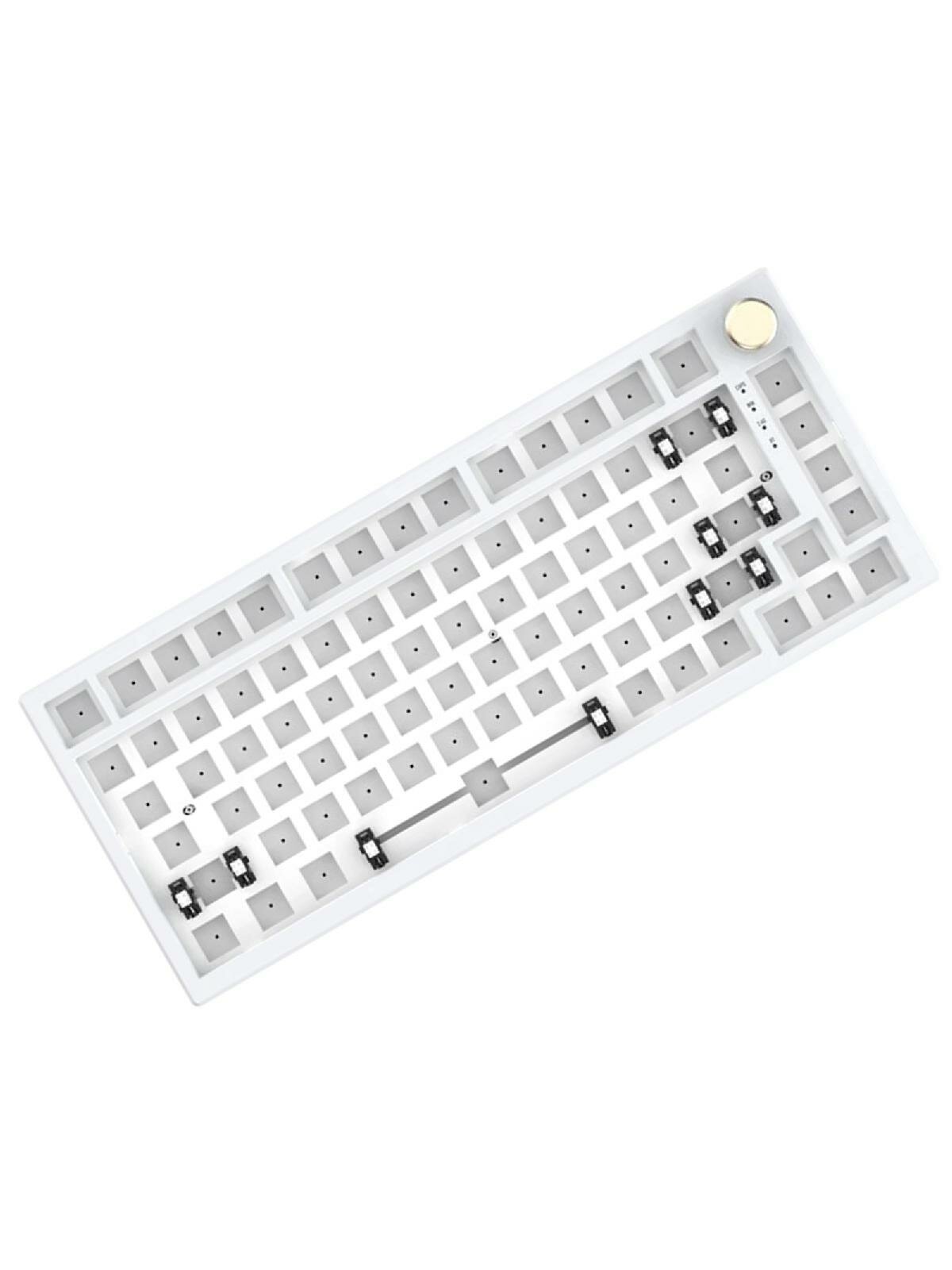 Wireless Mechanical Keyboard Bluetooth-compatible 2.4Ghz USB LED Structure Keyboard Customized Keyboard for Laptop