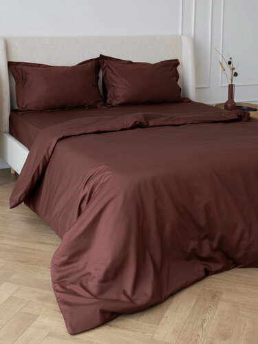 Изображение товара Постельное белье 2 сп Оланд/LUKTJASMIN, сатин, пододеяльник 200х200, наволочки 50x70 (2 шт), Feresa Hygge, аналог Икеа