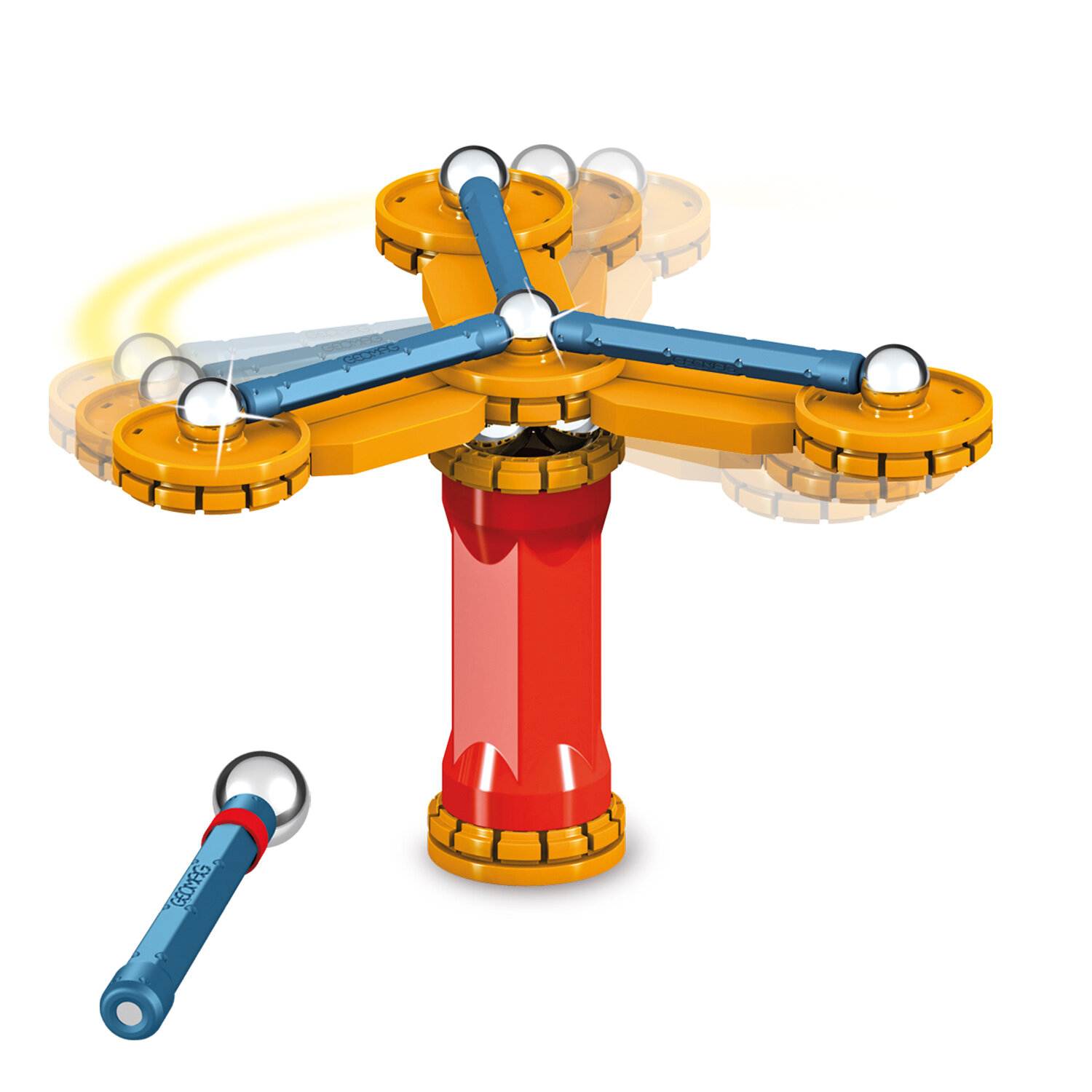 Конструктор Geomag Mechanics магнитный 33 дет. — фото 1