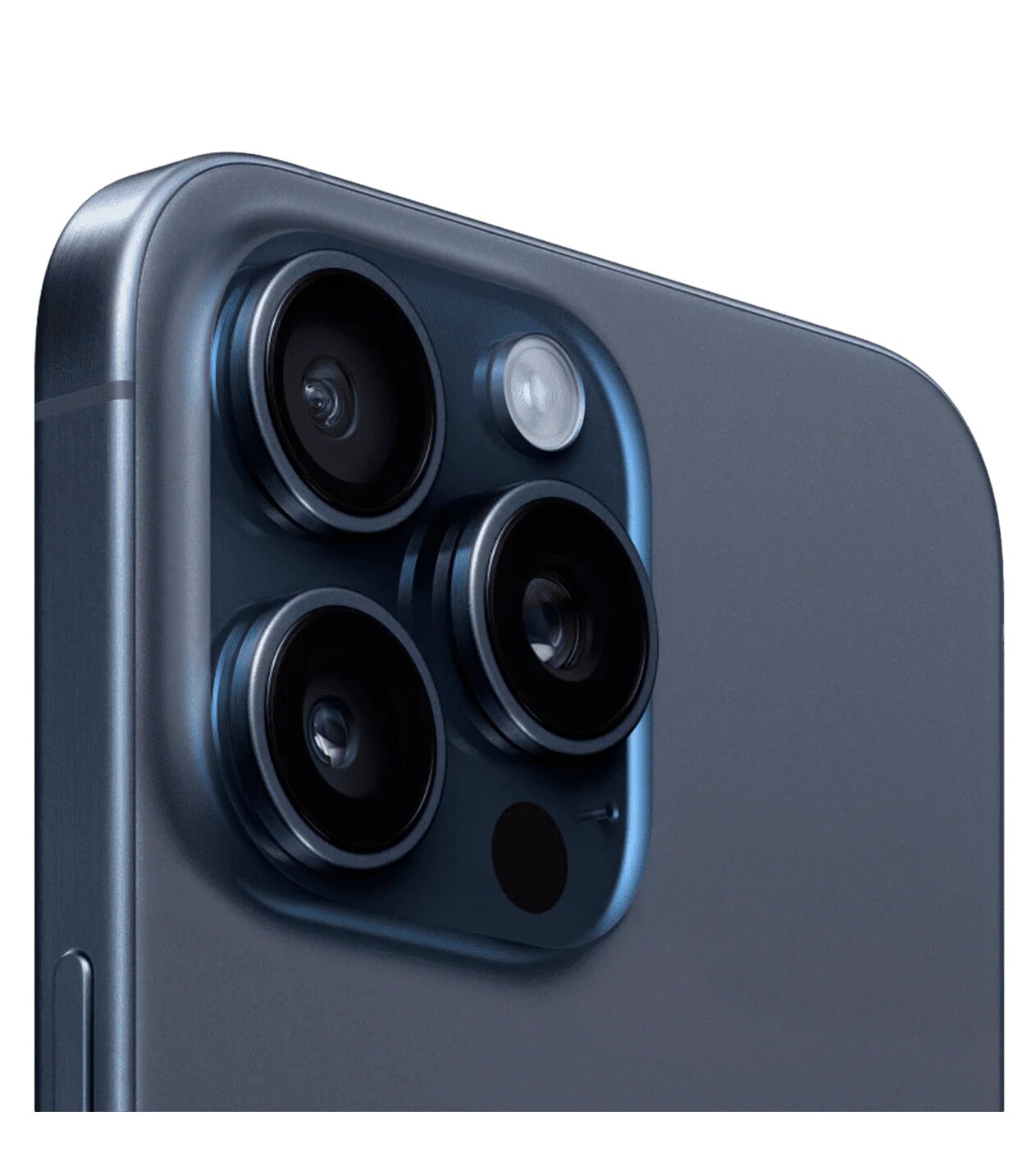 Смартфон Apple iPhone 15 Pro 256 GB, Blue titanium, DualSim/sim, OLED, NFC, чехол и защитное стекло в подарок — фото 1