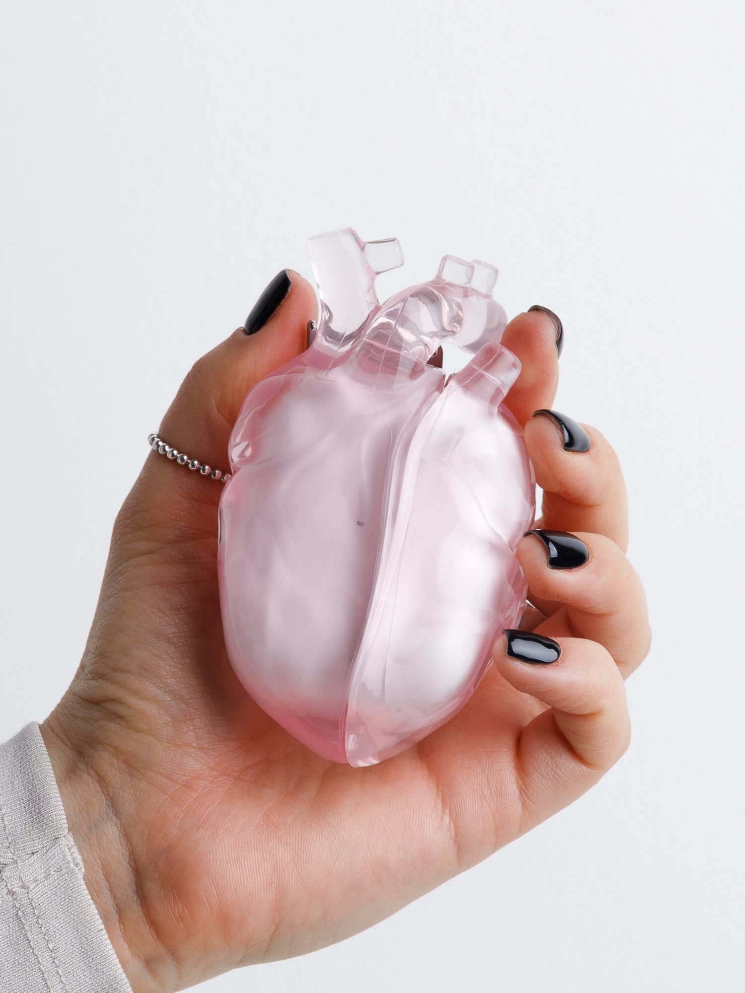 Чехол-сердце розовый, для AirPods Pro 1/2, защита от царапин, стильный дизайн