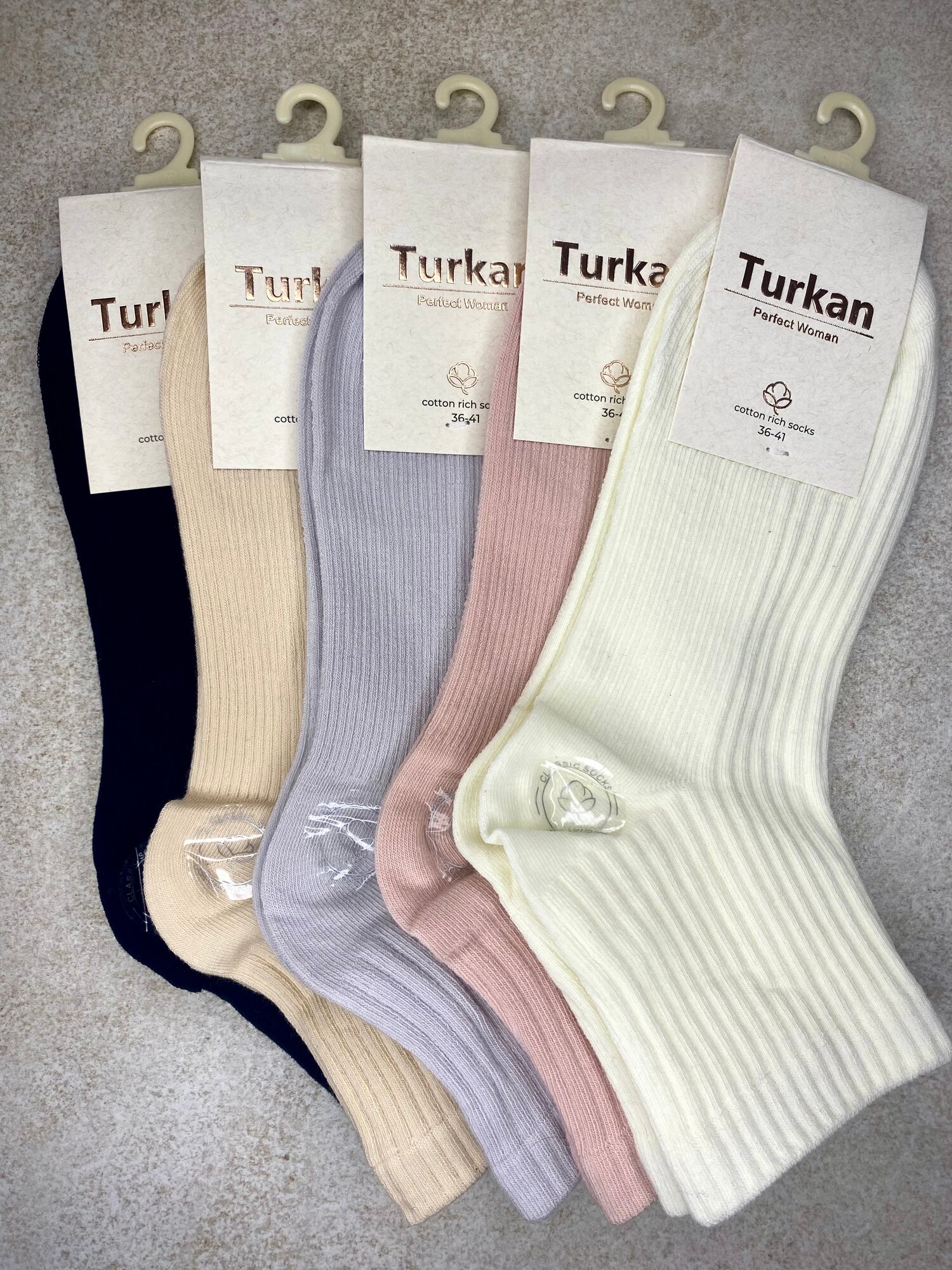 Носки Turkan Рубчик, комплект