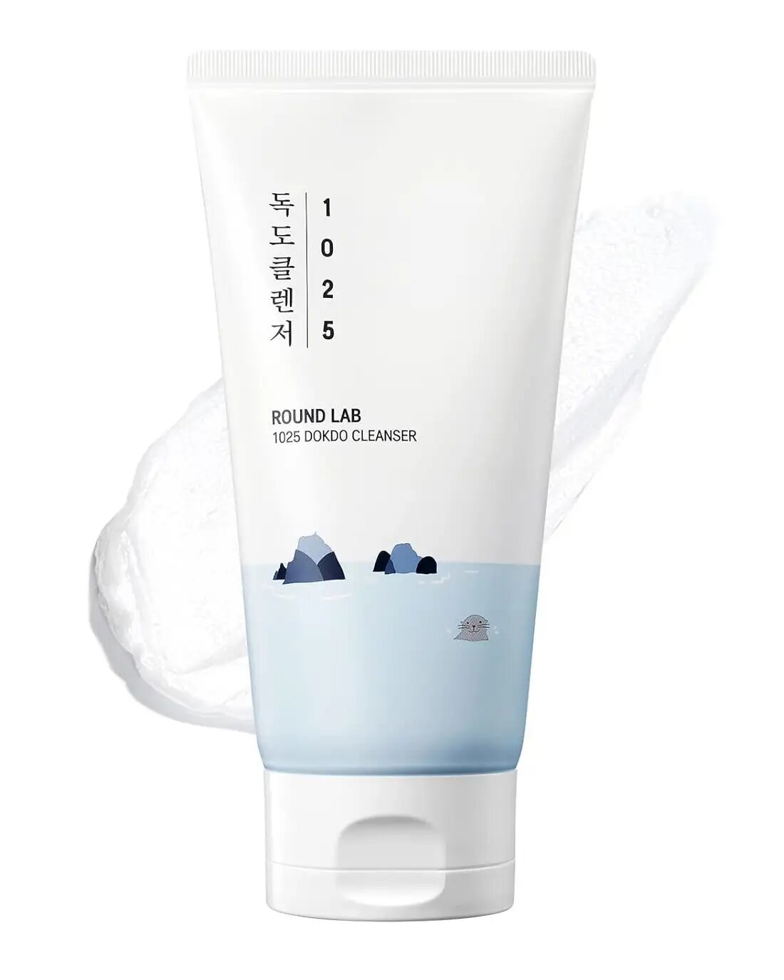 Мягкая пенка для умывания с морской водой Round Lab 1025 Dokdo Cleanser, 150 мл — фото 1
