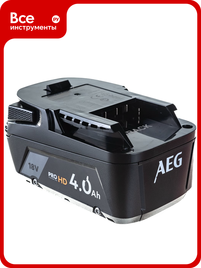 Аккумулятор L1840SHD (18 В; 4 Ач; Li-Ion) AEG 4935478859