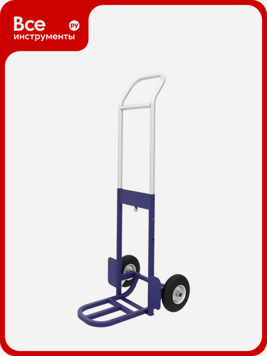 Изображение товара Грузовая тележка с дополнительной полкой и выдвижной ручкой RUSKLAD пневмо колеса d 200 мм КГ 100 П пневмо 200