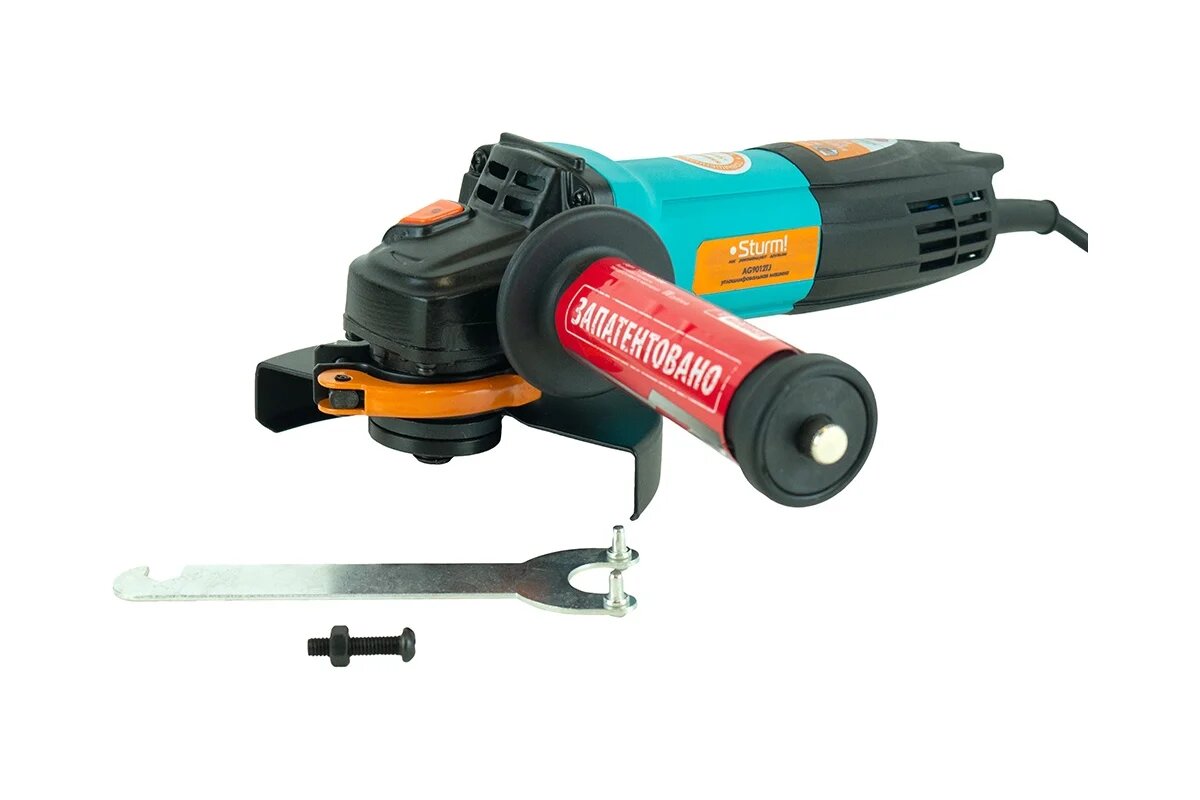 УШМ Sturm AG9012TJ без АКБ защитный кожух боковая рукоятка