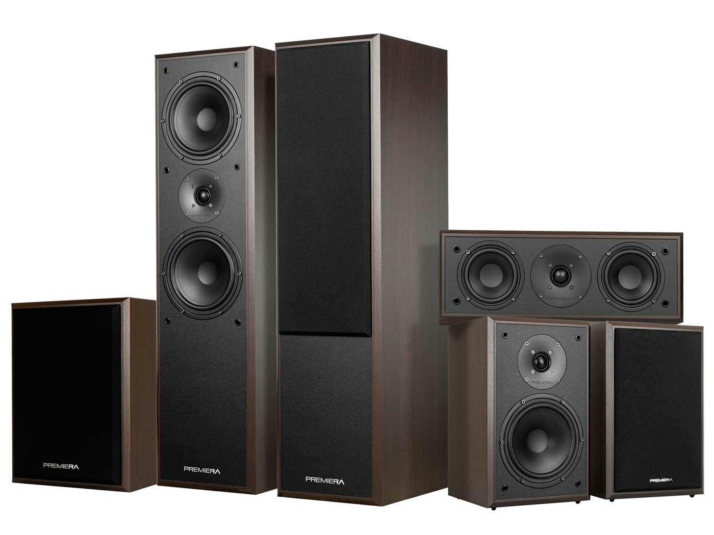 Комплект акустики Premiera ES 5.1 Х Mokka Wood grain