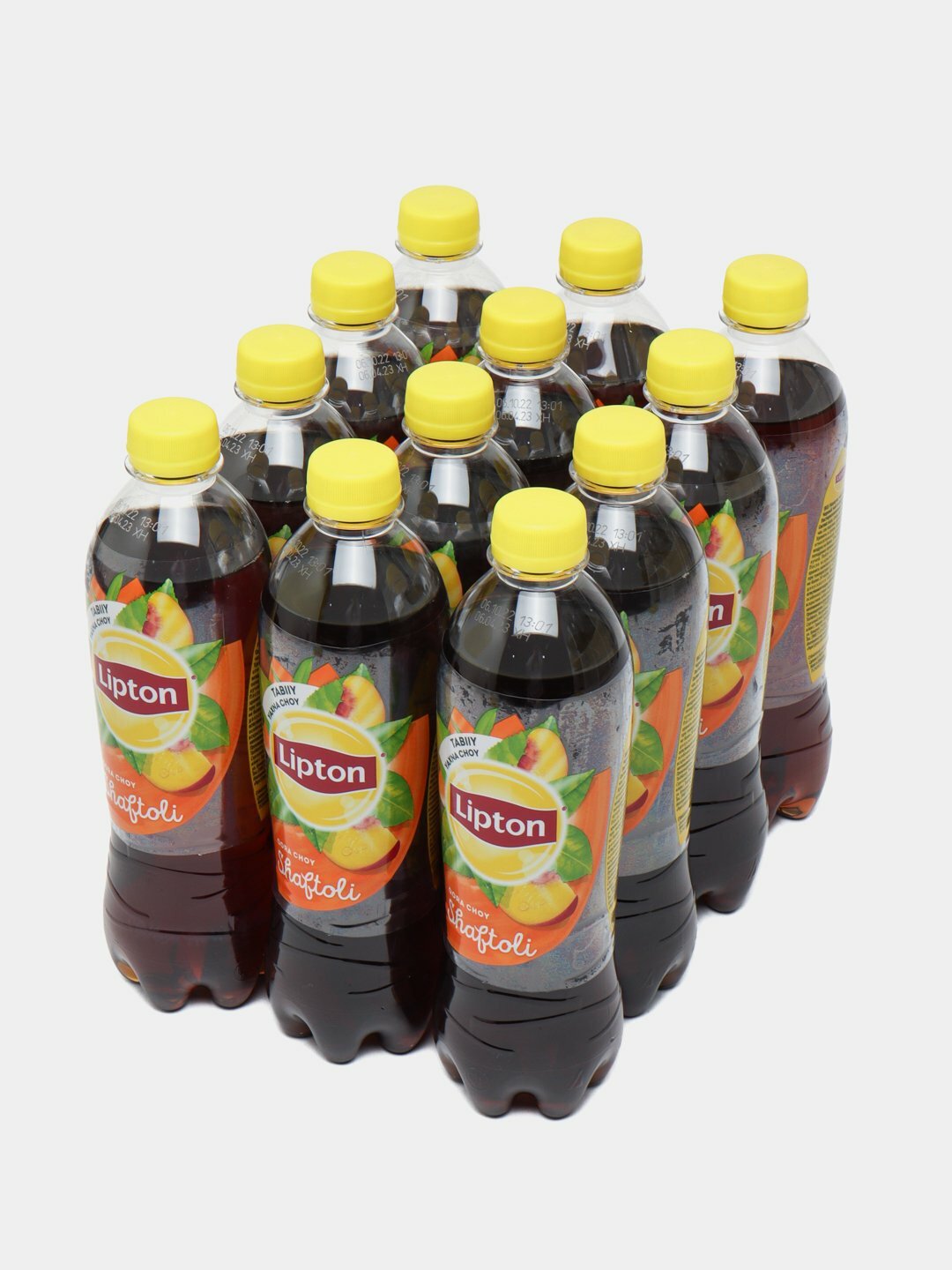 Черный чай Lipton Персик, 500 мл * 12 шт — фото 1