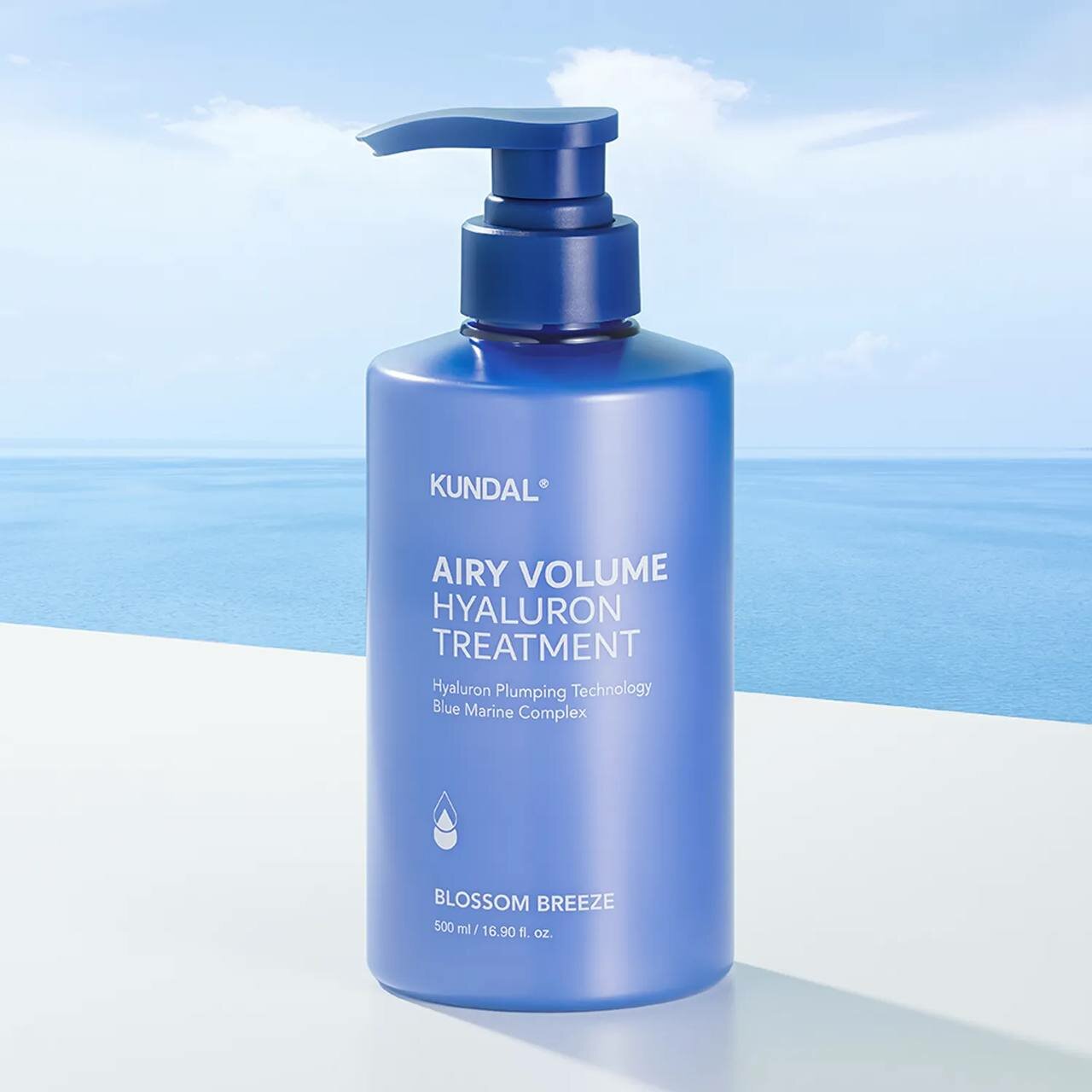 Сыворотка для волос KUNDAL Airy Volume Hyaluron Treatment — Blossom Breeze, восстановление, увлажнение, 500 мл