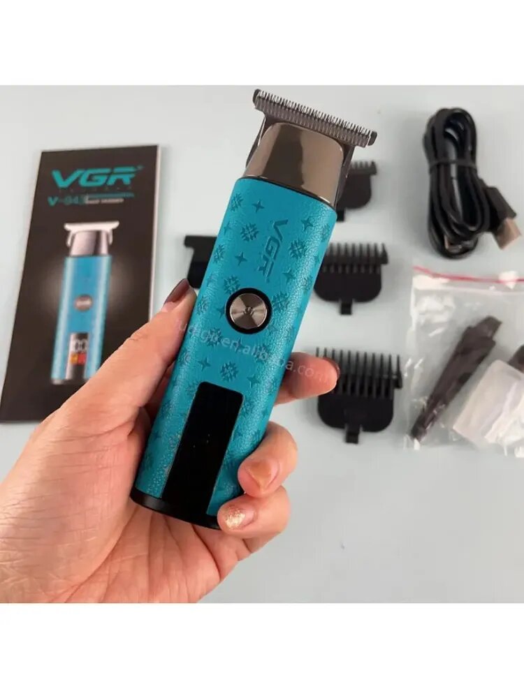 Машинка для стрижки волос и бороды 2в1, аккумуляторный триммер, барбер-набор для мужчин, подарок для мужа и папы — фото 1