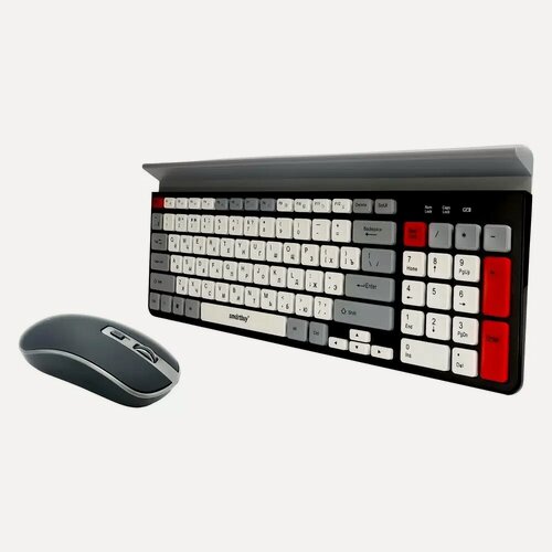 Изображение товара Беспроводной комплект: клавиатура, мышь SMARTBUY (SBC-201359AG-KW) 201359AG