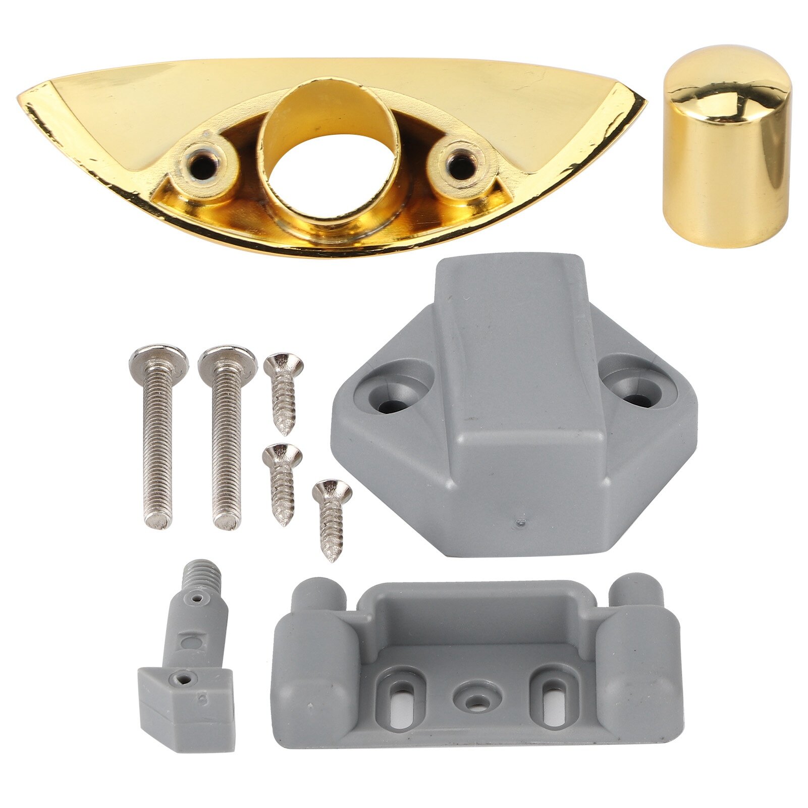 Замок-кнопка для шкафчиков и дверей из дерева 12-25 мм нажимной фиксатор с золотым покрытием для яхт катеров и автодомов