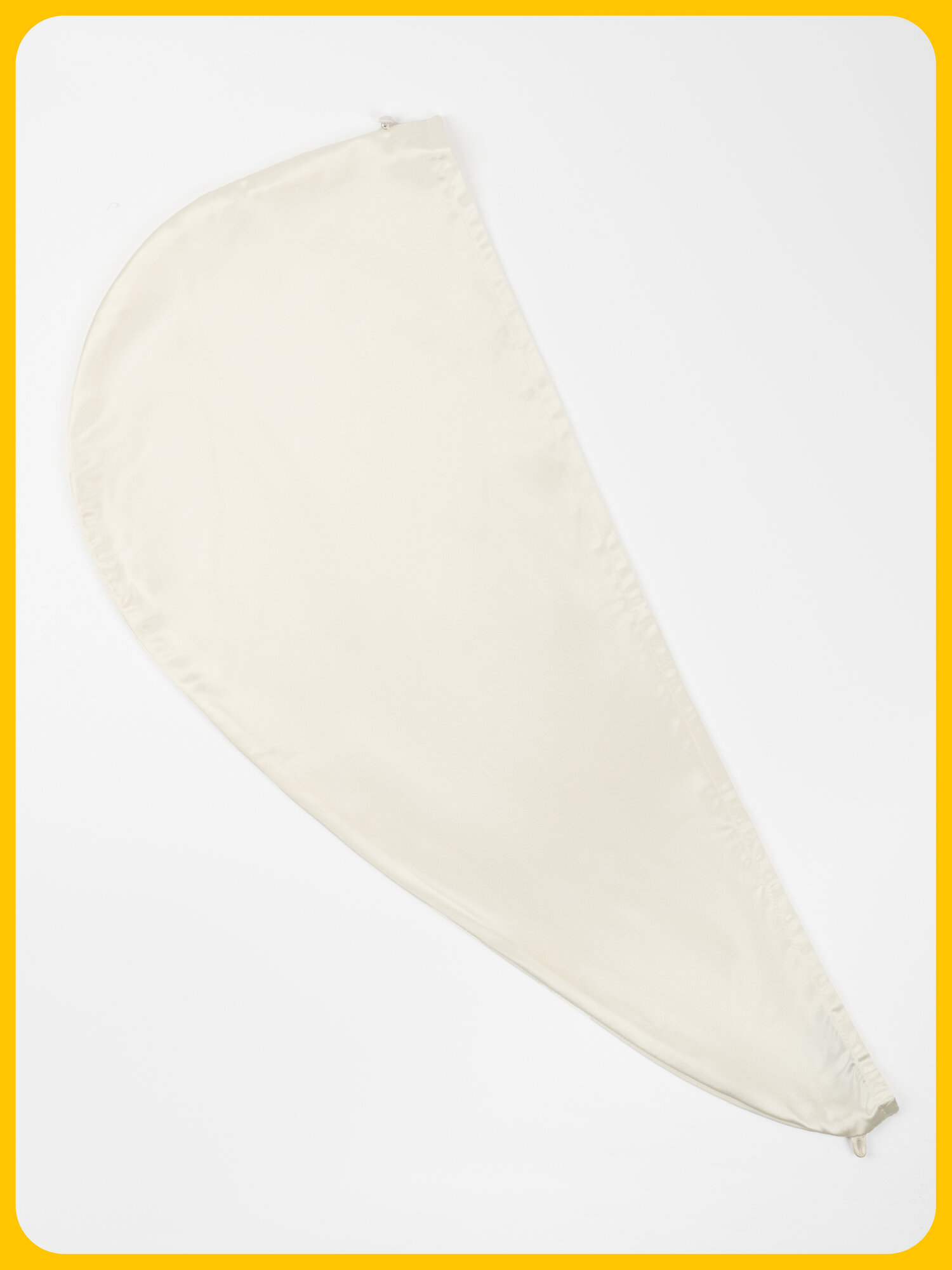 100% натуральный шелк 22 момми/Полотенце для сушки волос (тюрбан)/жемчужный цвет