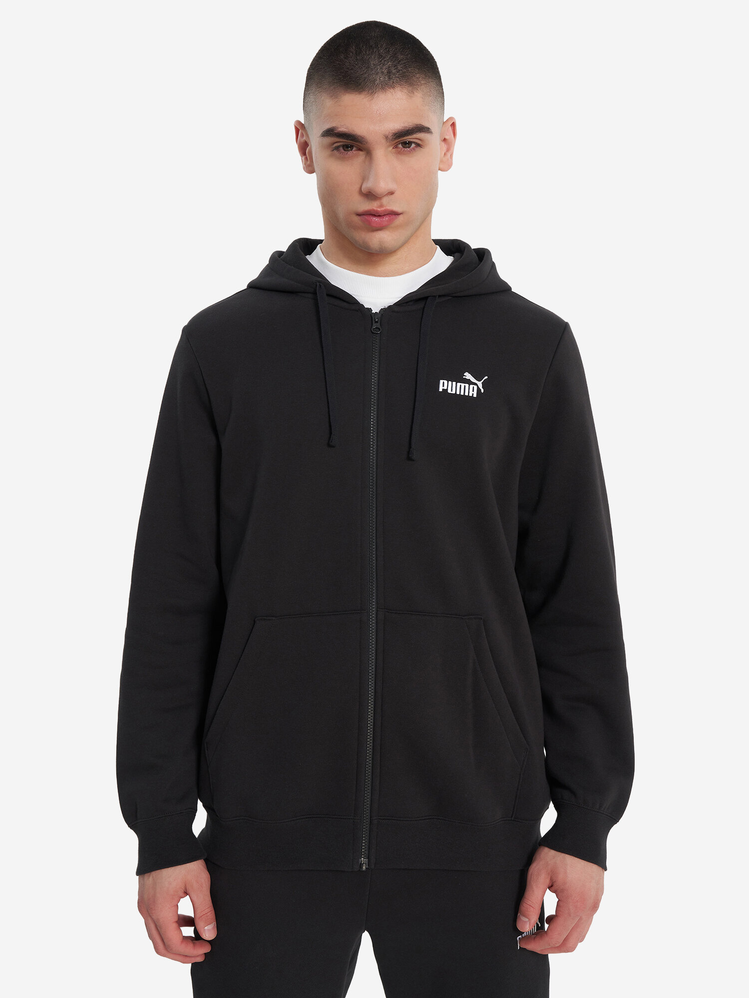 Толстовка спортивная PUMA, размер M, , черный — фото 1