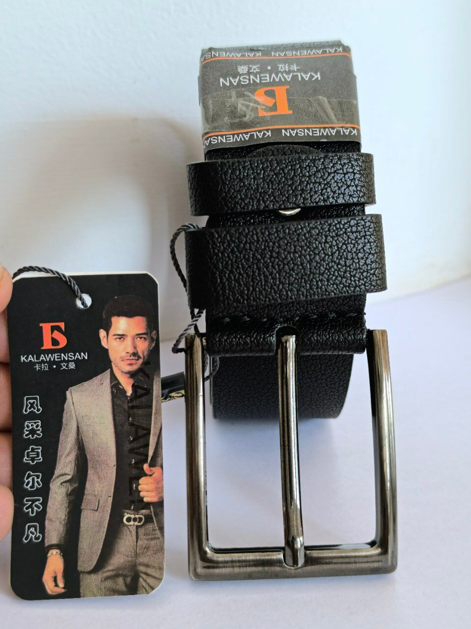 Ремень  для мужчин, размер 125, черная