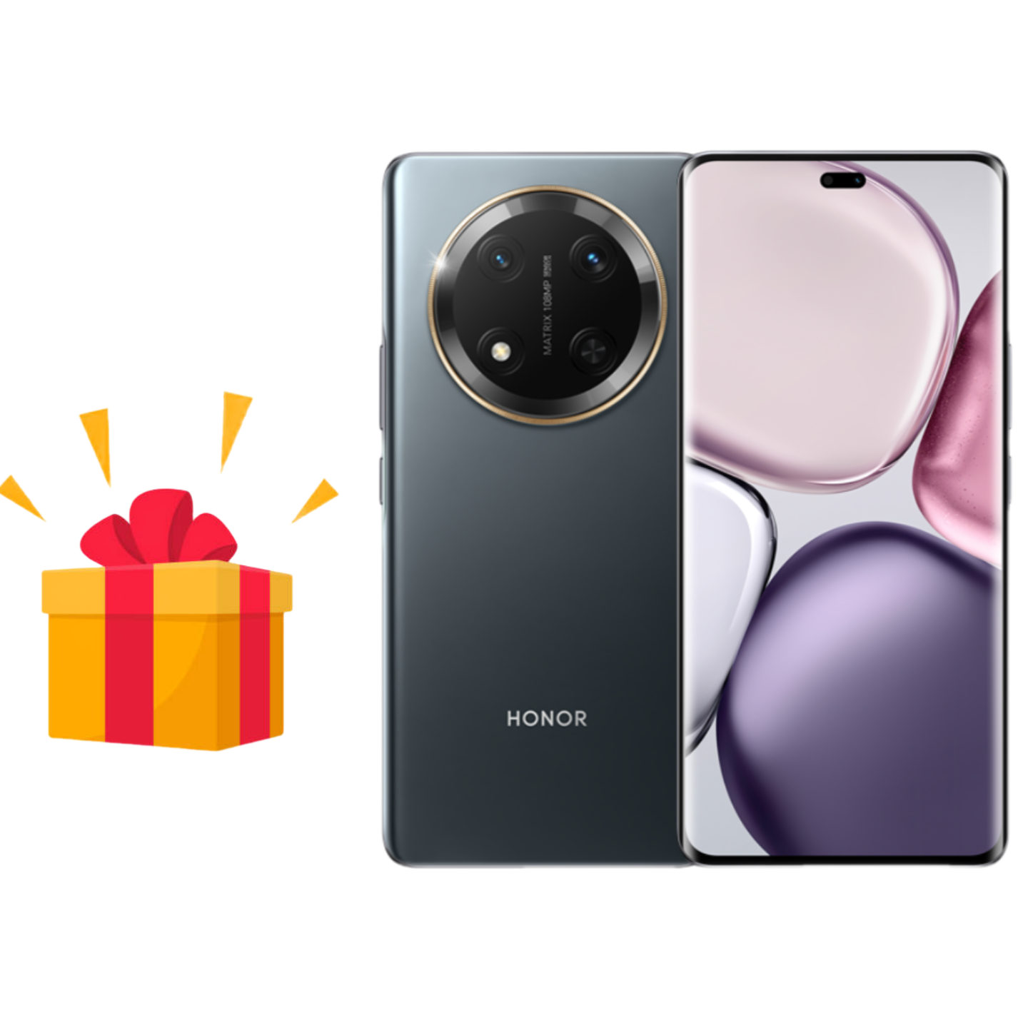 Смартфон Honor X9C, , 8ГБ/256ГБ, AMOLED экран 2400х1080, черный + беспроводные наушники в подарок