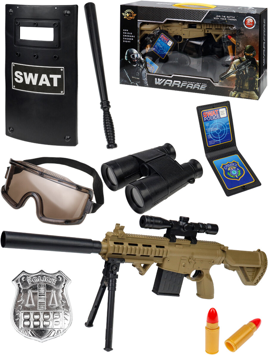Набор полицейского. Защита.(7 предм в кор.)(40х85х23 см). Арт. 2294127