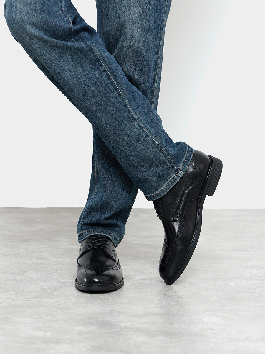 Полуботинки дерби VITACCI, размер 42, черный — фото 1