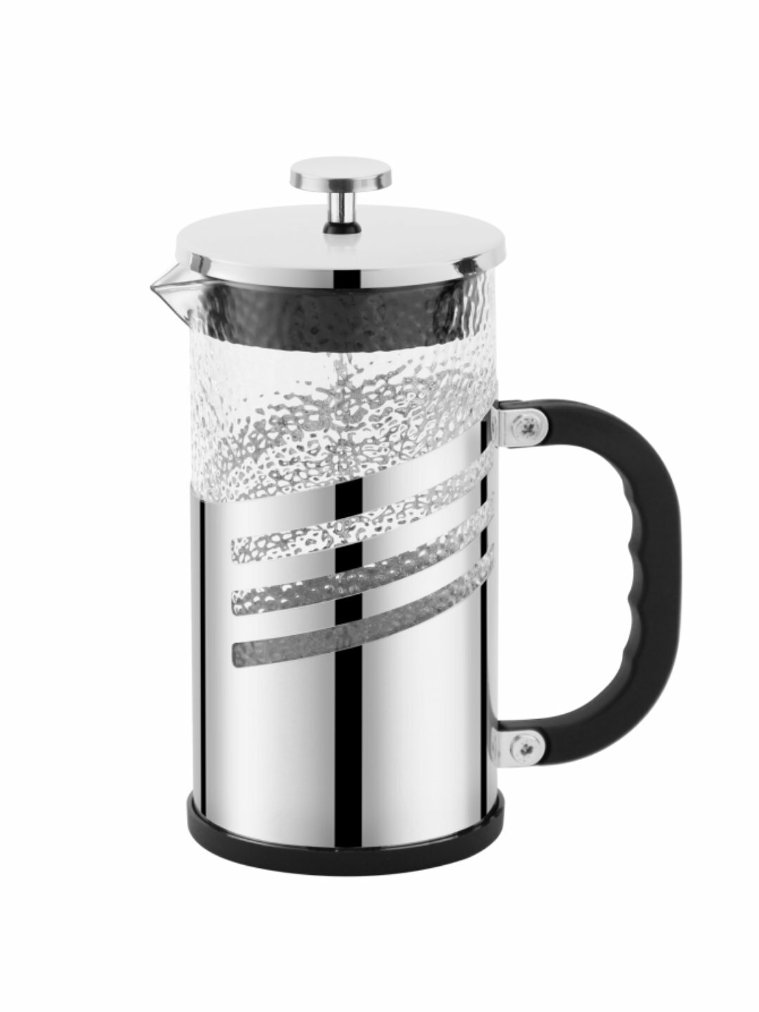 Haus Roland Френч-пресс для чая и кофе, 1000 мл (3 цвета) - Серебряный