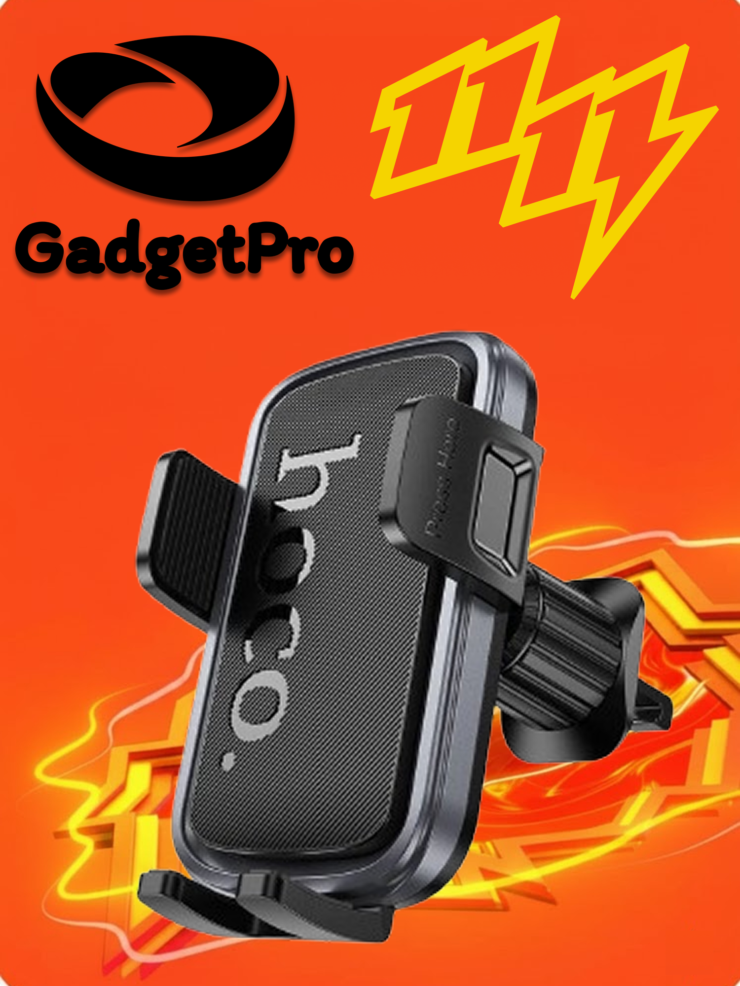 Автомобильный держатель Hoco H78 для телефона: надежный, магнитный, черный