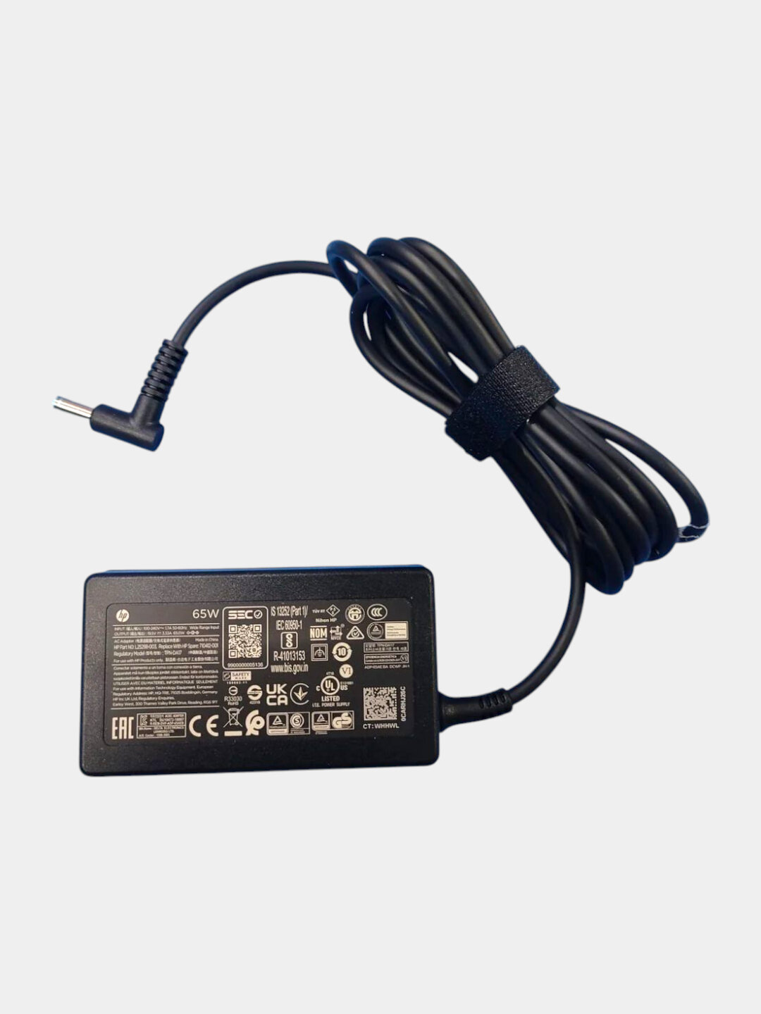 Ноутбук блок питания HP 19.5V 3,42A, Slim версия 65 W, разъём синий наконечник, 4,5 × 3,0 мм