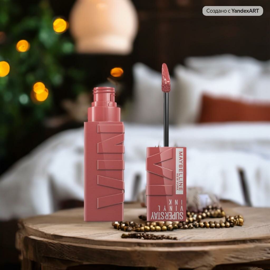 Губная помада MAYBELLINE "Vinyl Ink", цвет "Cheeky", виниловый финиш, 40 г