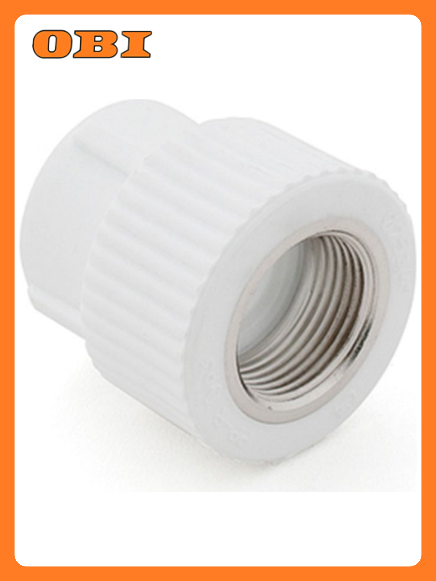 Муфта комбинированная PPR внутренняя резьба 20х1/2 белый RTP