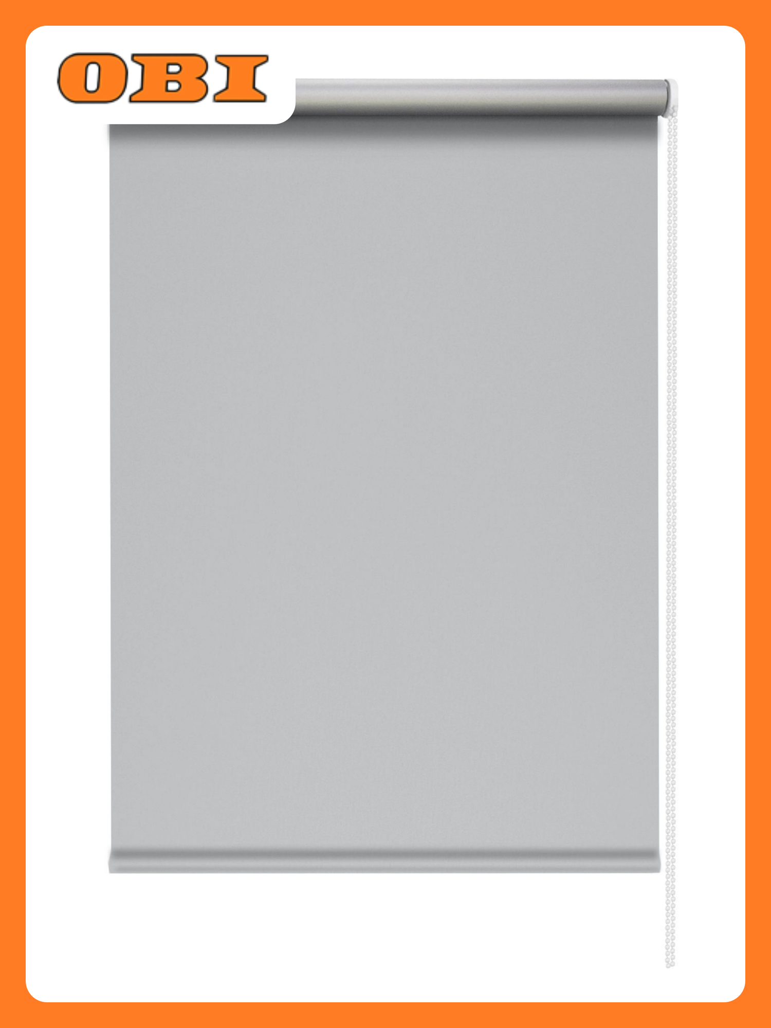 Рулонные шторы Эскар Blackout отражающий серый 70x170 см