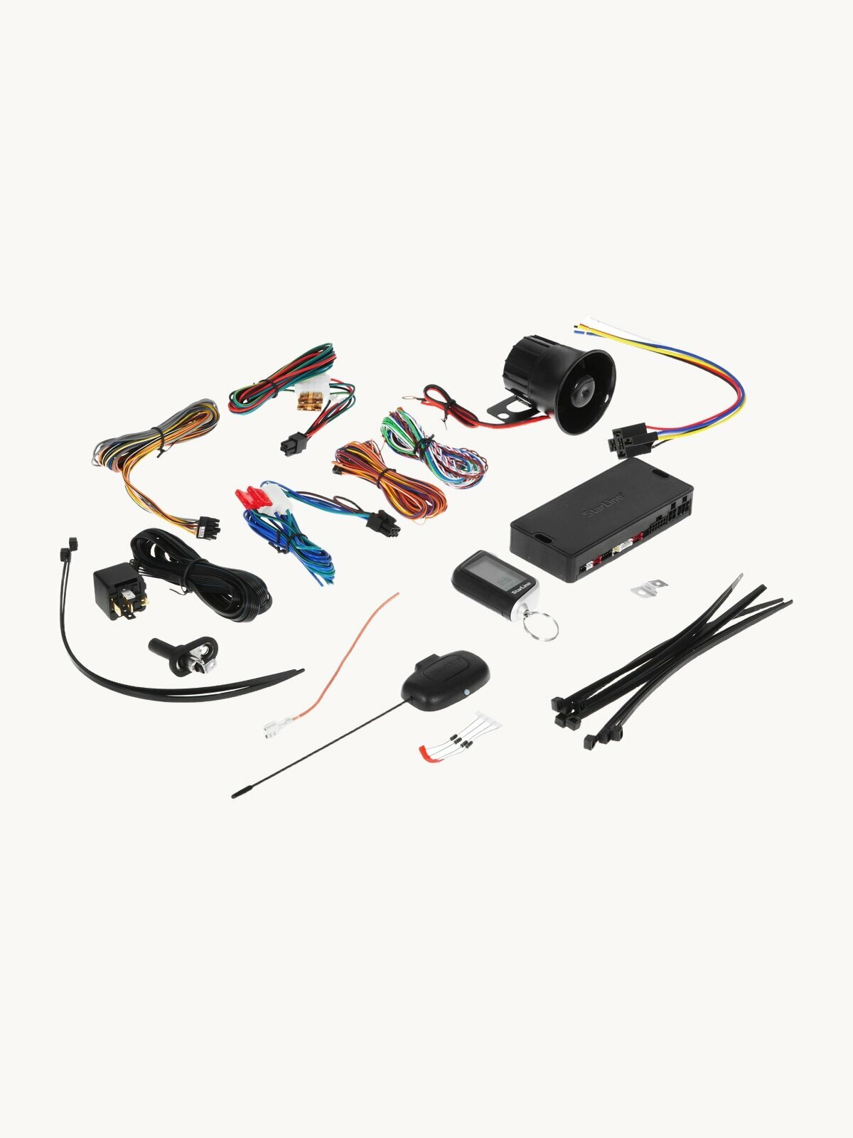 Автосигнализация StarLine А63 2CAN+2LIN ECO (Брелок, датчик удара и наклона, блокировка двигателя, PIN-код)