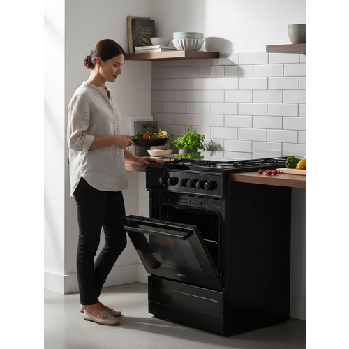 Комбинированная плита VESTA Valencia VGE 50 10-E, коричневый