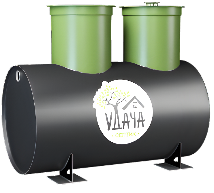 Септик Удача 5 аэробный горизонтальный 162кг 2750л 5 пользователей