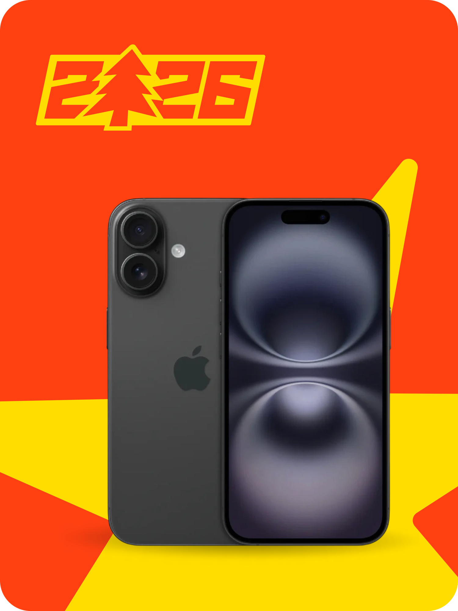 Смартфон Apple iPhone 16 128GB Black (nanoSIM и eSIM IMEI зарегистрирован) + беспроводные наушники в подарок