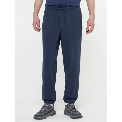 фото Брюки джоггеры streetbeat jogger basic french terry, размер s, синий светлый