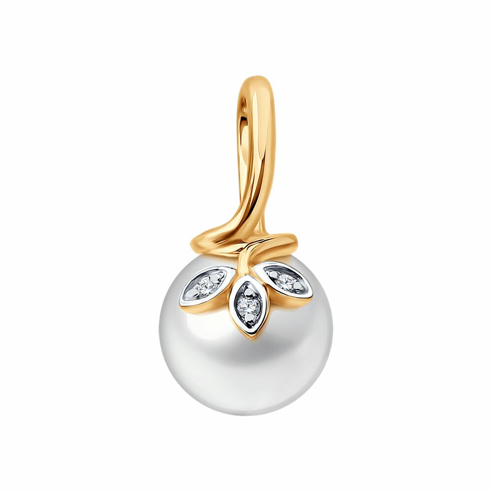 Подвеска, красное золото, 585 проба