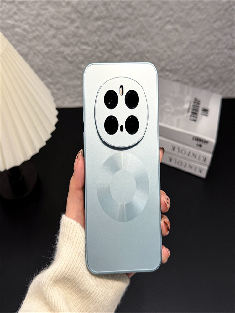 Чехол Для Honor Magic 7 Pro / Хонор Магик 7 Про+, soft touch, чехол-кардиомонитор, поликарбонат (PC), защита камеры, ударопрочный, усиленные углы, Honor, Honor Magic 7 Pro, Honor Magic 7 Pro+, blue,