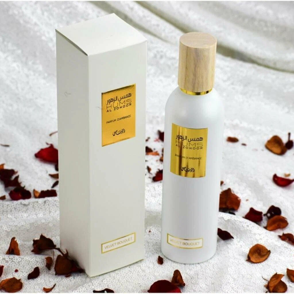 Освежитель воздуха Rasasi "Velvet BOUQUET", аромат "Hums Al Zohoor"