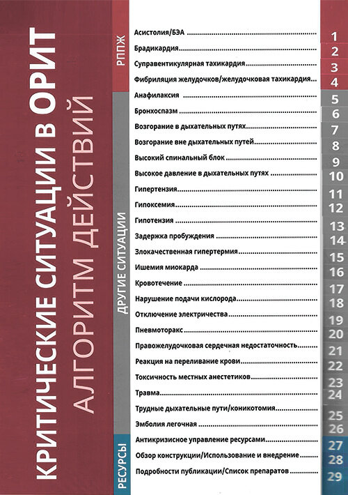Критические ситуации в орит : алгоритм действий / под ред. С. Ховарда, Л. Чу, С. Голдхабер-Фиберт, Д