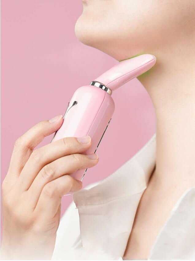Микротоковый массажер для лица и шеи Lightwave Vibration Neck Beauty Apparatus XH-010