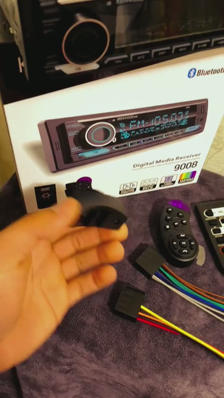 Автомагнитола Kenwood A: A 9008 Bluetooth (1DIN) (DUAL PHONE CONNECTION) — фото 1