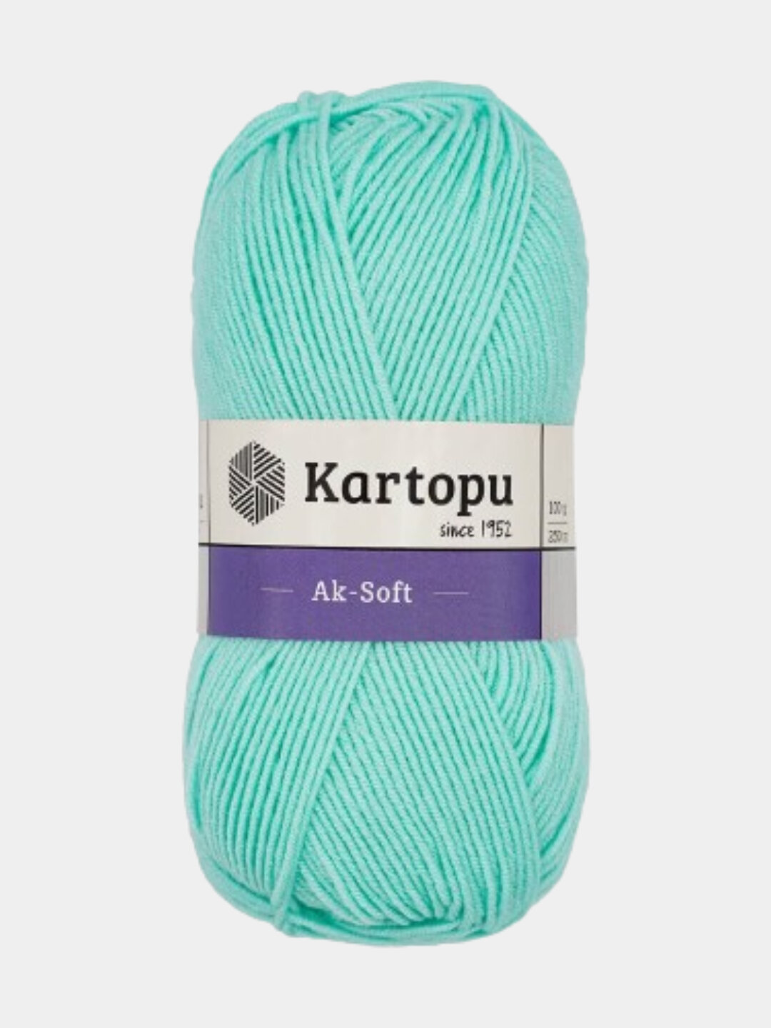 Пряжа Kartopu Ak-Soft гипоаллергенная, акриловая, 100 г, 250 м