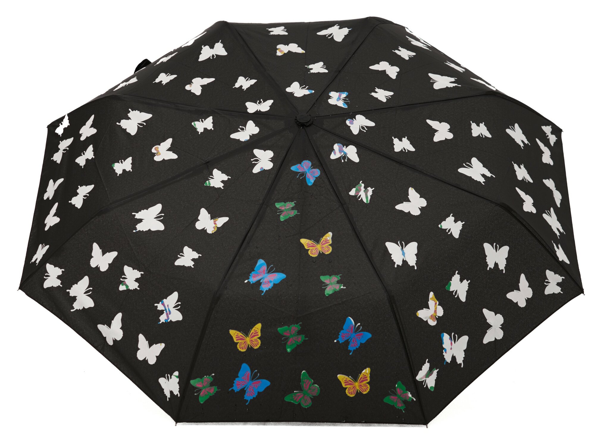 Зонт RAINDROPS, черный — фото 1