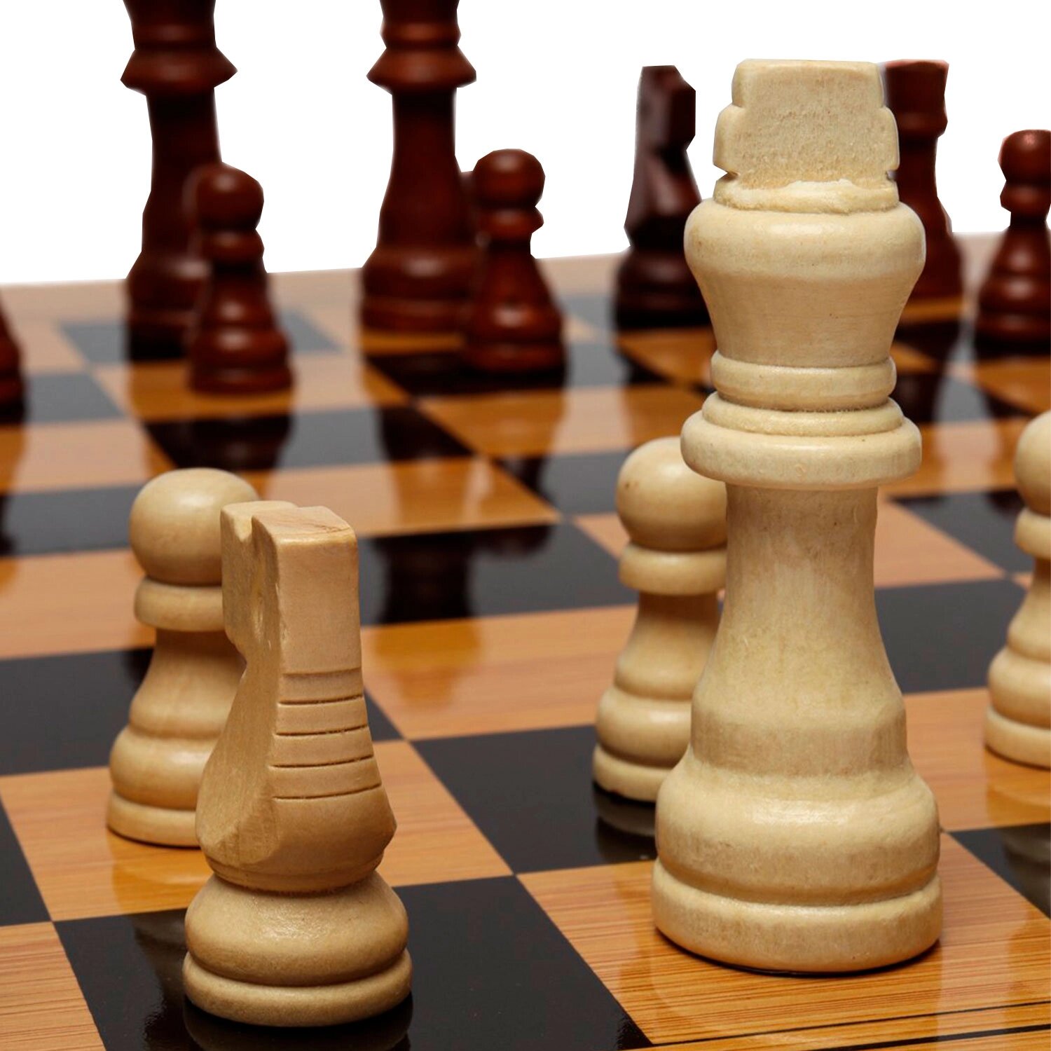 Шахматы деревянные "Классика", интеллектуальное удовольствие 3828