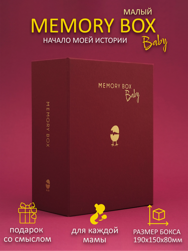 Изображение товара Подарочный набор Memory Box для новорожденного