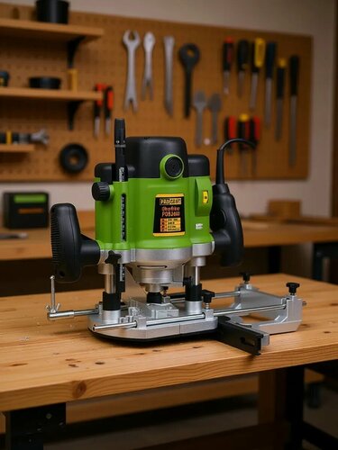 Изображение товара Фрезер сетевой ProCraft POB2400, для начинающего мастера, базовые фрезы в комплекте