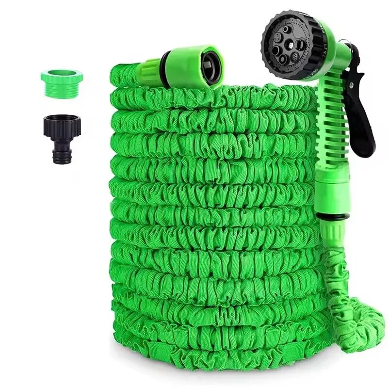 Растягивающийся садовый шланг Magic Garden green, 25ft