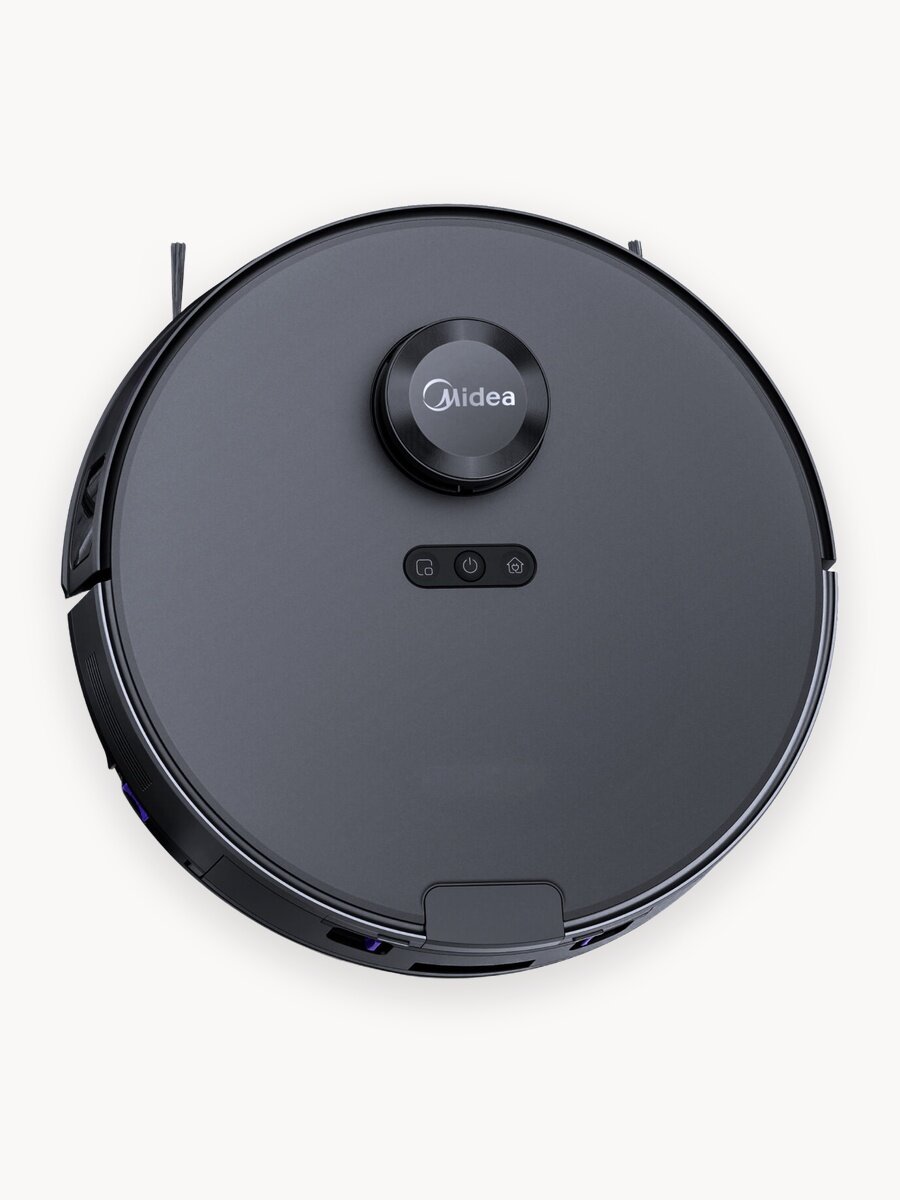 Робот-пылесос Midea VCR S10 Plus, 5200 мАч, сухая и влажная уборка, самоочистка, Wi-Fi, LiDAR, Алиса, черный